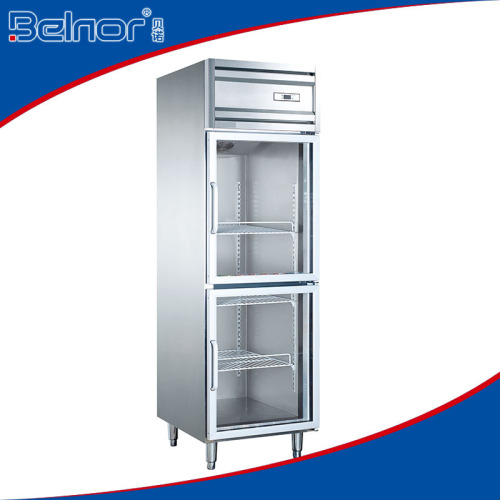 commercial glass door freezer