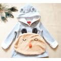 Cute Baby Sweater With Hood For Girls