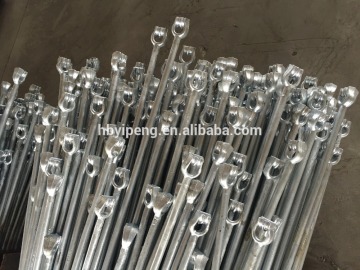 Hot dip galvanized ANSI Stay Anchor Rod/Anchor Rod/Earth Rod for Pole Line Hardware