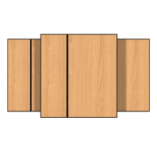 Home Decor Lightweight Thermal Insulation Acoustic Panel