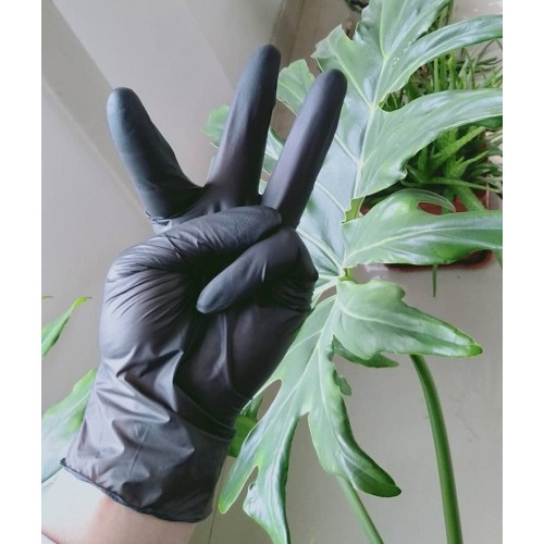 Guantes de nitrilo azul desechables desechables sin polvo caliente al por mayor fabrica guantes de nitrilo de seguridad no médica