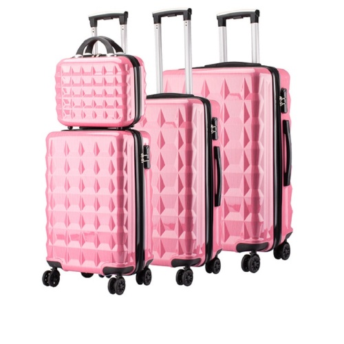 Hard case travel trolley 3 piece luggage set