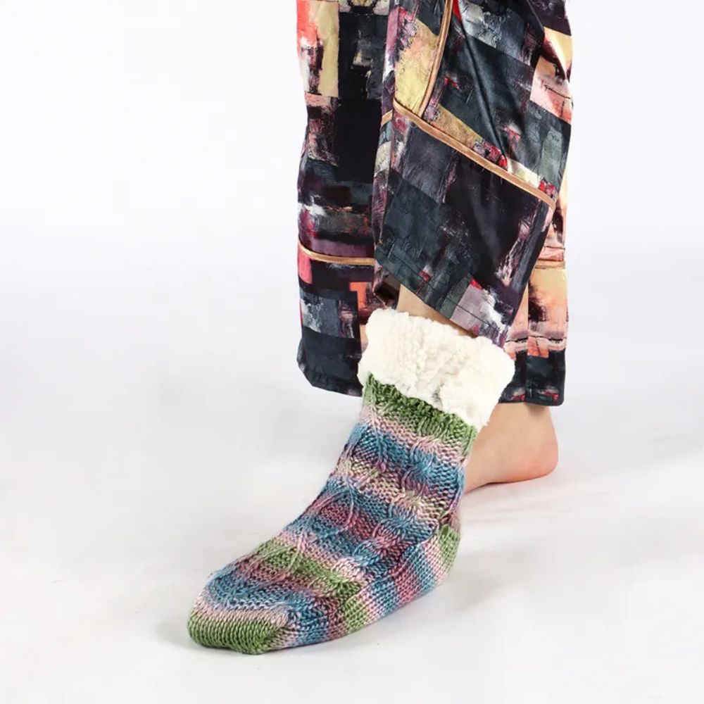 Knit Chunky Slipper Socks