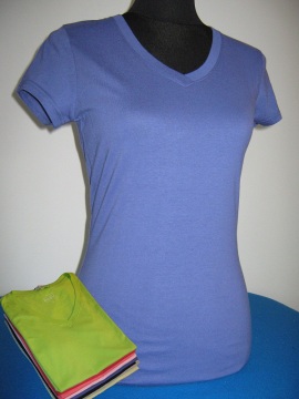 V-Neck Woman Tee Shirt
