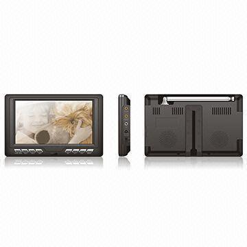 7 Inches DVBT TFT LCD TV with USB Jack and SD/MMC Card Reader