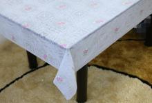 Printed pvc lace effect tablecloth by roll