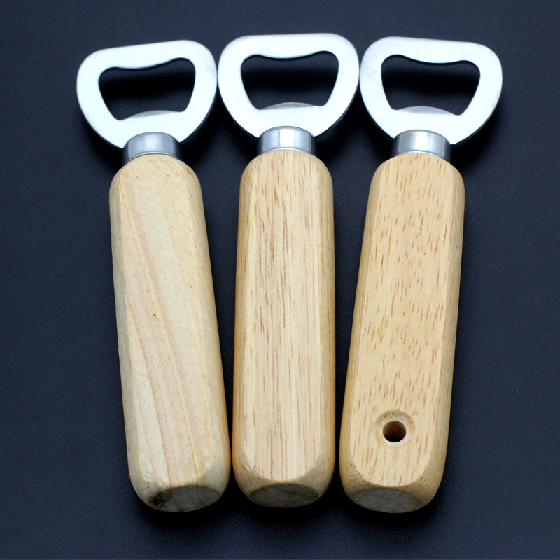 Hot Sale Factory Price Custom Wooden Handle Bottle Opener Wholesale From China