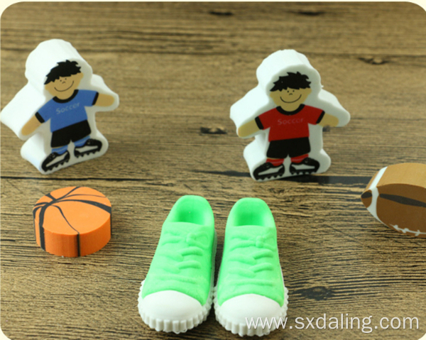 Hot Sales Stationary Football Custom Eraser