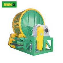 Recycling used vehicle tyre shredder equipment