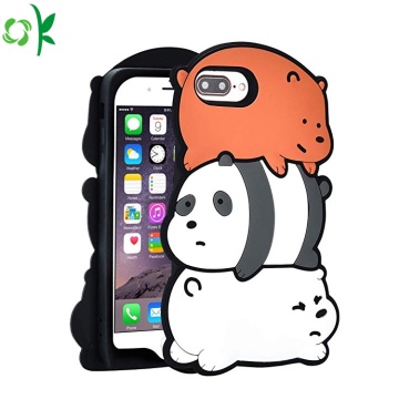 Popular Bear Silicone Mobile Phone Cover ขายส่ง