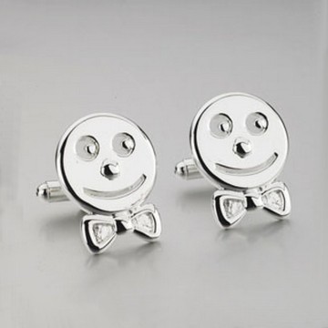 Unique Design Men Cufflinks Wholesale Make Custom High End Silver Cufflinks