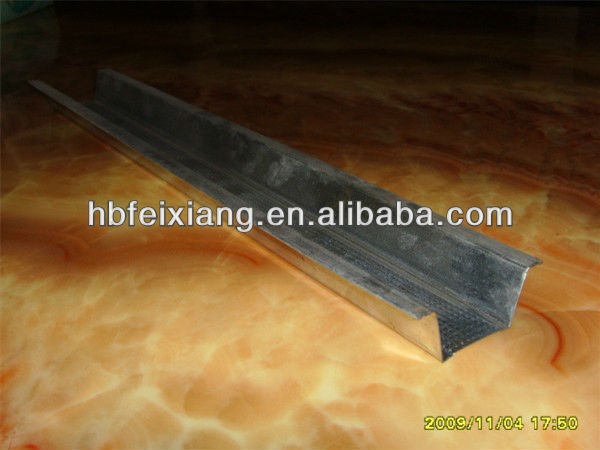 Gypsum ceiling metal studs and furring channel roll forming machine hat shape metal making machinery