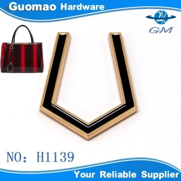 Decorative zinc alloy hanging bag accessories