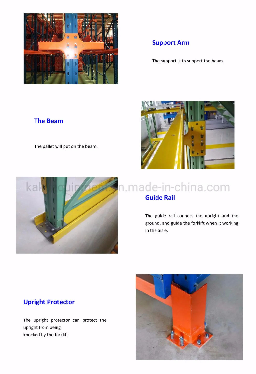 High Quality Large Capacity Steel Drive in Shelving