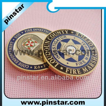 Custom US fire marshal office badges