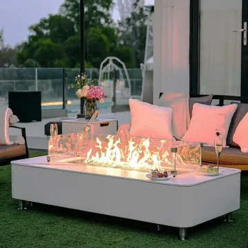 Modern Empire Mendota Fireplace Free Standing Gas Vented Insert Garden Fire Pit