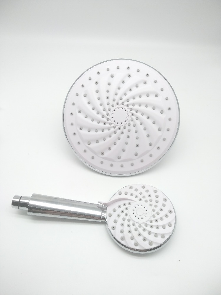 Set de ducha de lluvia con cabezal de plástico ABS para baño