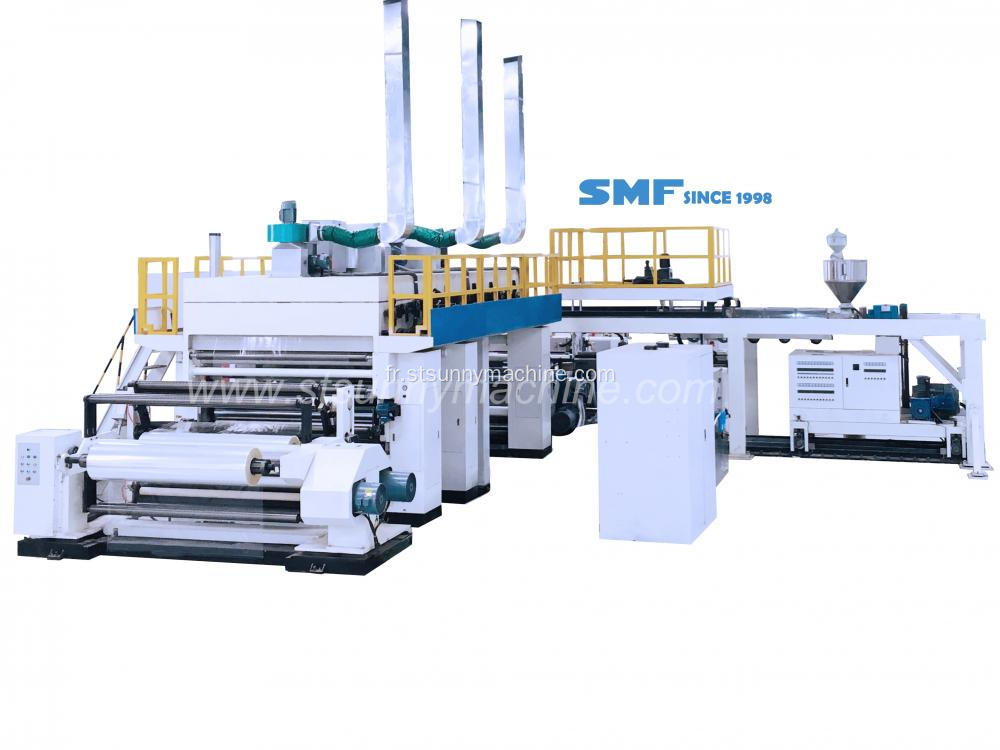 Machine de laminage d'extrusion de films thermique BOPP