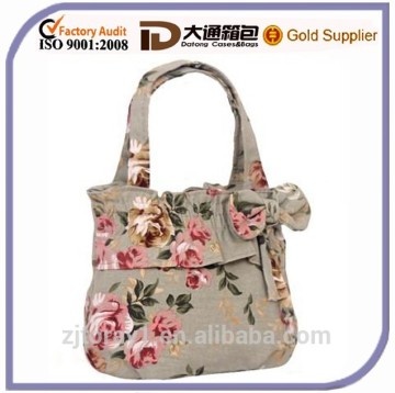 China women shopping bag printing canvas handbag