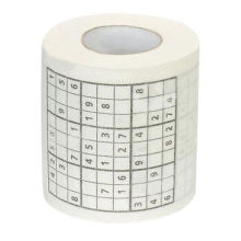 Sudoku Toilet Paper Roll Tissue Novelty Fun Puzzle Gag Loo Funny Gimmick Game