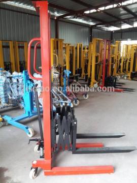 Movable Lifting Stacker Hydraulic Forklift/Hand Manual Forklift