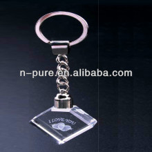 3d laser crystal keychains