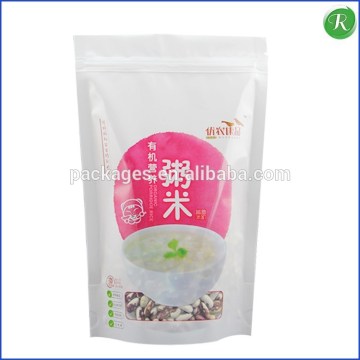 Stand up pouch with zipper sugar poly bags