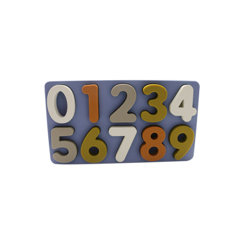 Silikon Renkli Numara Şekli Matematik Blokları