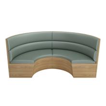 Upholstered dining room sofa