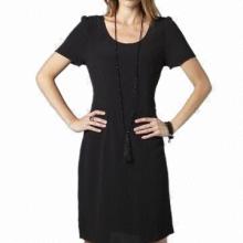 Pulp Fiction Crinkle Dress with 100% Polyester Lining