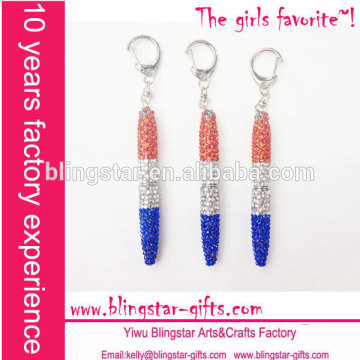 hot selling keychain USA flag pens