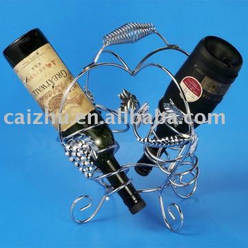 Chrome Wire Red Wine Bottle Rack