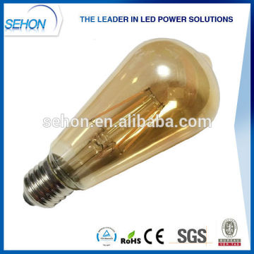 UL Listed Retro ST64 Edison Dimmable Filament Led Bulbs E27 E26 B22 4W Led Filament Edison Bulbs