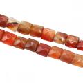 Batu Alam Faceted Square Loose Beads Gem Crystal Crystal Loose Beads Untuk Pembuatan Perhiasan DIY