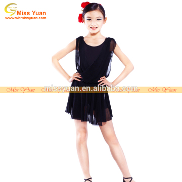 black sleeveless short skirt kids dance skirts/kids dance skirts