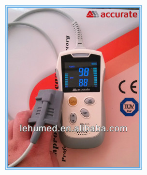 Handheld pulse oximeter for patient health monitor