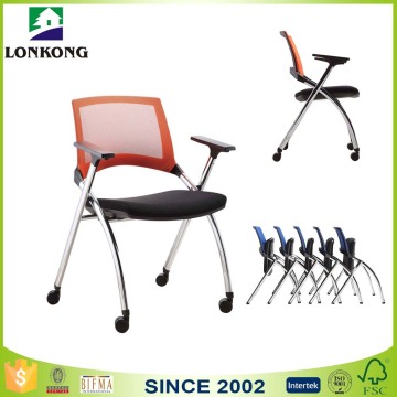 High Density Molded Foam Foldable Armless Conference Chair