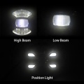 7 &quot;pusingan 41W12-24V DOT LED HEAD LIGHT 7 INCH HEADLIGHT LED LEAD LEALLOGS FOR JEEP JK