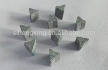 Ceramic Surface Tumbling Media for Metal Polishing in Tri-star Shape