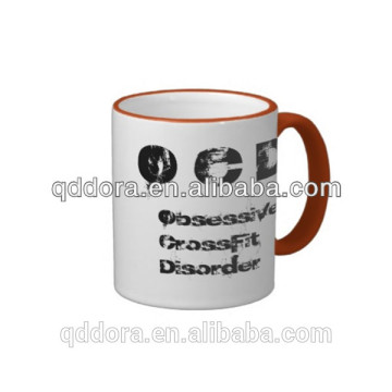 promotional 11oz print logo mug /ceramics sublimation mug logo mug with CE approve for sale