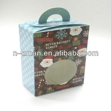 Recycled Christmas Gift Box,Paper Christmas Gift Box,Christmas Gift Box with Handle