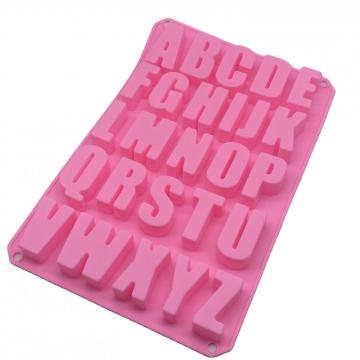 Hot Selling 26 Alphabet Silicone Cake Baking Mold