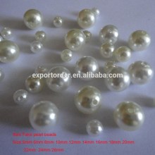 plastic pearl beads