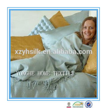 Luxury 100%Mulberry Silk King Size Bed Throws