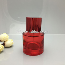 Red colored glass fancy attar bottle with fine mist sprayer 100ml
