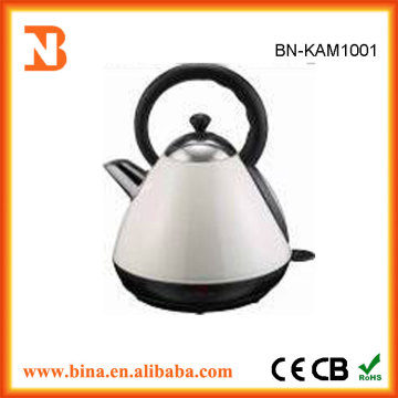 1.8L 360 degree rotation cordless pyramid tea kettle