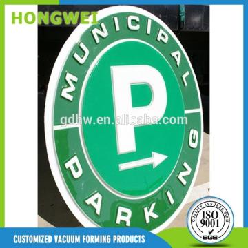 vacuum forming plastic direct board thermoforming name board