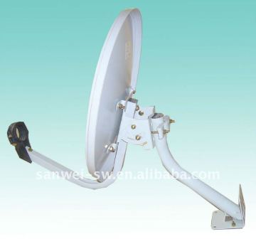 ku 35cm ground/wall mount satellite antenna