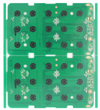 Carbon ink pressing keyboard circuit board