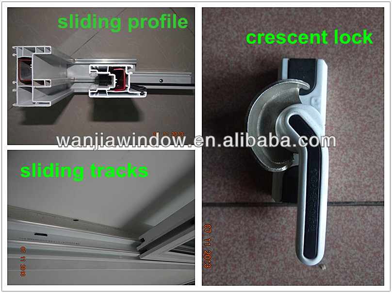 wanjia factory wholesale curved sliding window